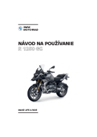 BMW R1250 GS - Navod na pouzivanie SK 2022 